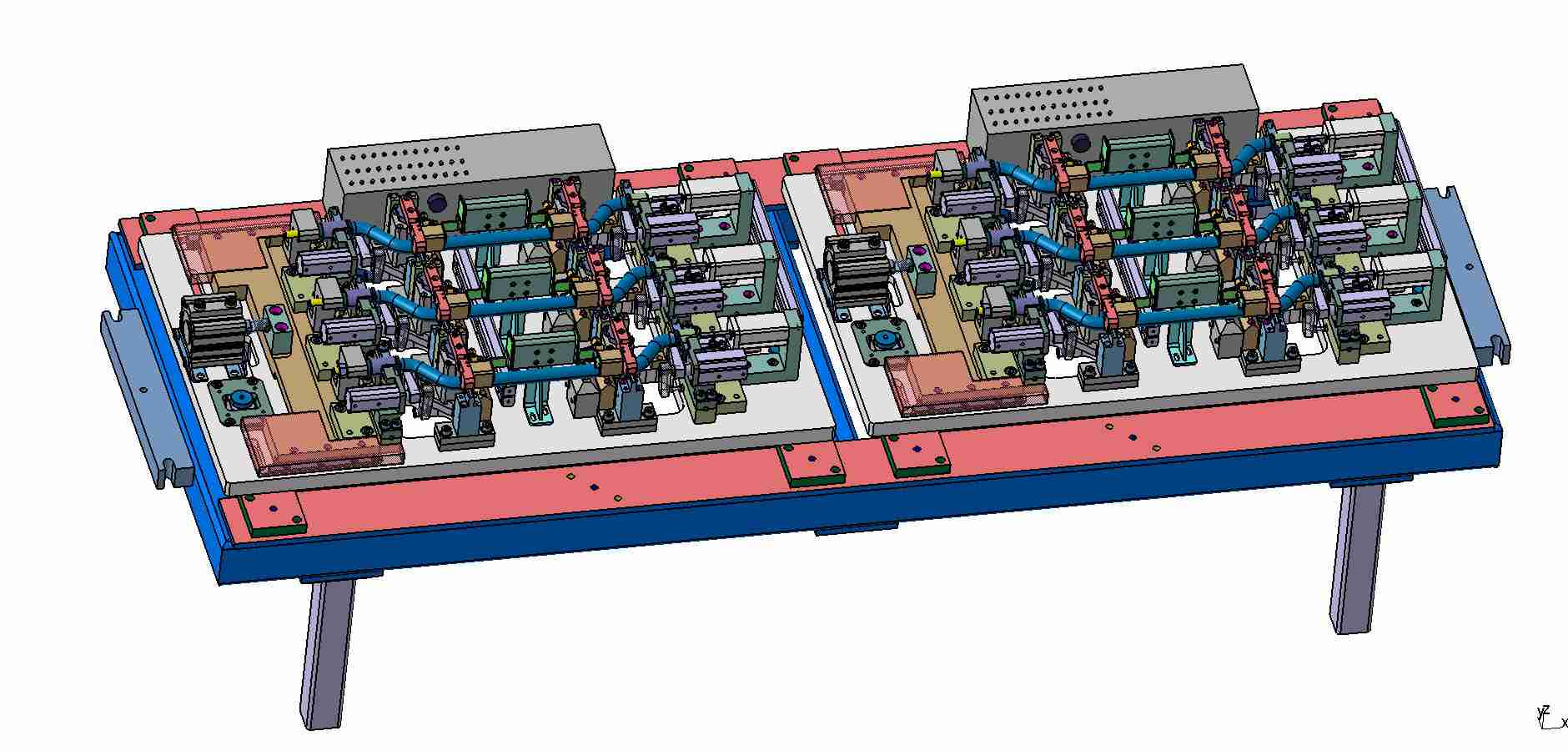 Pneumatický svařovací přípravek - automotive - Kokinetics - Kamenice nad Lipou